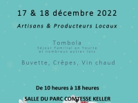 Saint Rémy Environnement fait son marché de Noël samedi 17 et dimanche 18 décembre de 10h00 à 18h00 salle du Parc Comtesse Keller à St Rémy