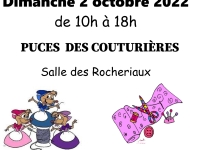 Saint Désert, Puces des couturières dimanche 2 Octobre 2022 de 10h00 à 18h00 salle des Rocheriaux.