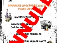 Annulation de "Virey-le-Grand en mode Halloween" prévu initialement le dimanche 29 octobre