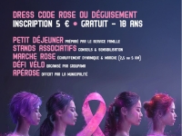 Octobre rose c’est le 28 septembre prochain à l’école Jean Desbois