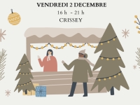 Crissey animations organise son marché de Noël ce vendredi de 16h à 21h 