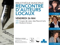 Vendredi 26 mai : la bibliothèque municipale de Saint-Marcel organise une rencontre avec des auteurs locaux 