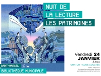 La nuit de la lecture c’est aujourd’hui à la bibliothèque !