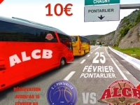 Venez supporter l’ALCB à Pontarlier le 25 février prochain !