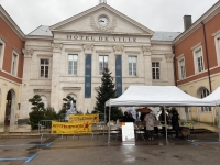 Un Téléthon sous la pluie pour Chagny ce dimanche matin 