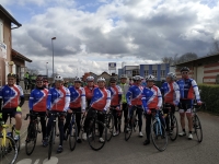 Une centaine de cyclistes ont arpenté les routes de Bresse ce samedi après-midi pour le traditionnel « brevet » du Vélo Club de Saint-Marcel