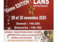 MARCHE DE NOEL DE LANS : RDV LES 29 et 30 novembre prochain 
