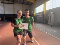 Badminton club de Saint-Marcel : les jeunes badistes ont reçu leurs plumes 
