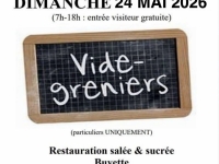 Ambiance et loisirs organise son vide-greniers le 24 mai prochain !