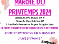 Marché du printemps 2024 : rendez-vous les 20 et 21 avril prochain à la salle du Bicentenaire 