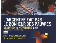 Projection d'un film documentaire à la Bibliothèque : L’argent ne fait pas le bonheur 