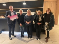 Octobre rose : le Centre Communal d’Actions Sociales a remis 530 € aux associations chalonnaises ce mardi