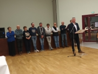 Cérémonie de vœux de Patric Theveniaux à Marnay