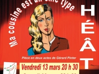 La pièce "Ma cousine est un chic type" sera jouée à Baudrières les 13 et 14 mars prochain