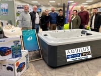 3 gagnants sur 10 au « Grand Jeu Anniversaire 40 ans Aquilus » chez Aquilus Piscines & Spas Chalon/Saône !
