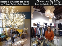 Leslie Saada va bientôt ouvrir son nouveau concept, 17 rue au Change à Chalon/Saône, cependant… L’Atelier des Fées et Zig & Zag restent ouverts !!
