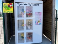 Le distributeur de fleurs chez Nicolas Bailly Horticulteur à Saint-Marcel : Tout nouveau et unique dans la région !