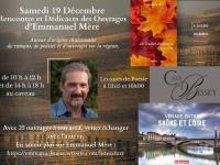 Venez rencontrer l’auteur chalonnais Emmanuel Mère samedi 19 décembre à la Cave de Bissey pour une séance de dédicaces : de jolis de cadeaux de Noël en perspective !