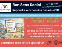 ELUS CSE, êtes-vous au point sur les congés Payés ?