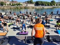 Les coachs L'Appart ont mis le feu ce samedi sur les quais de Saône : une rentrée sportive rondement menée par L'Appart Fitness !!