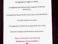 Le Bourgogne Restaurant a souhaité adresser sa lettre au Père Noël par l'intermédiaire d'info-chalon