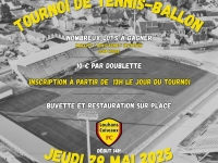 Le Club de Louhans-Cuiseaux FC organise la troisième édition de son Tournoi Tennis Ballon, qui aura lieu le jeudi 29 mai au Stade de Bram à Louhans. 