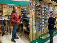 Pith et Thierry auront le plaisir de vous accueillir au rayon pêche lors de l’ouverture de « Sport & Nature » votre référent pêche et cycles à Chalon/Saône !