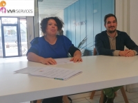 Viva Services Chalon/Saône a invité Ludovic Berteau de la société EFC prévention lors de sa réunion mensuelle : l’occasion pour le personnel Viva Services d’aborder santé et sécurité travail 