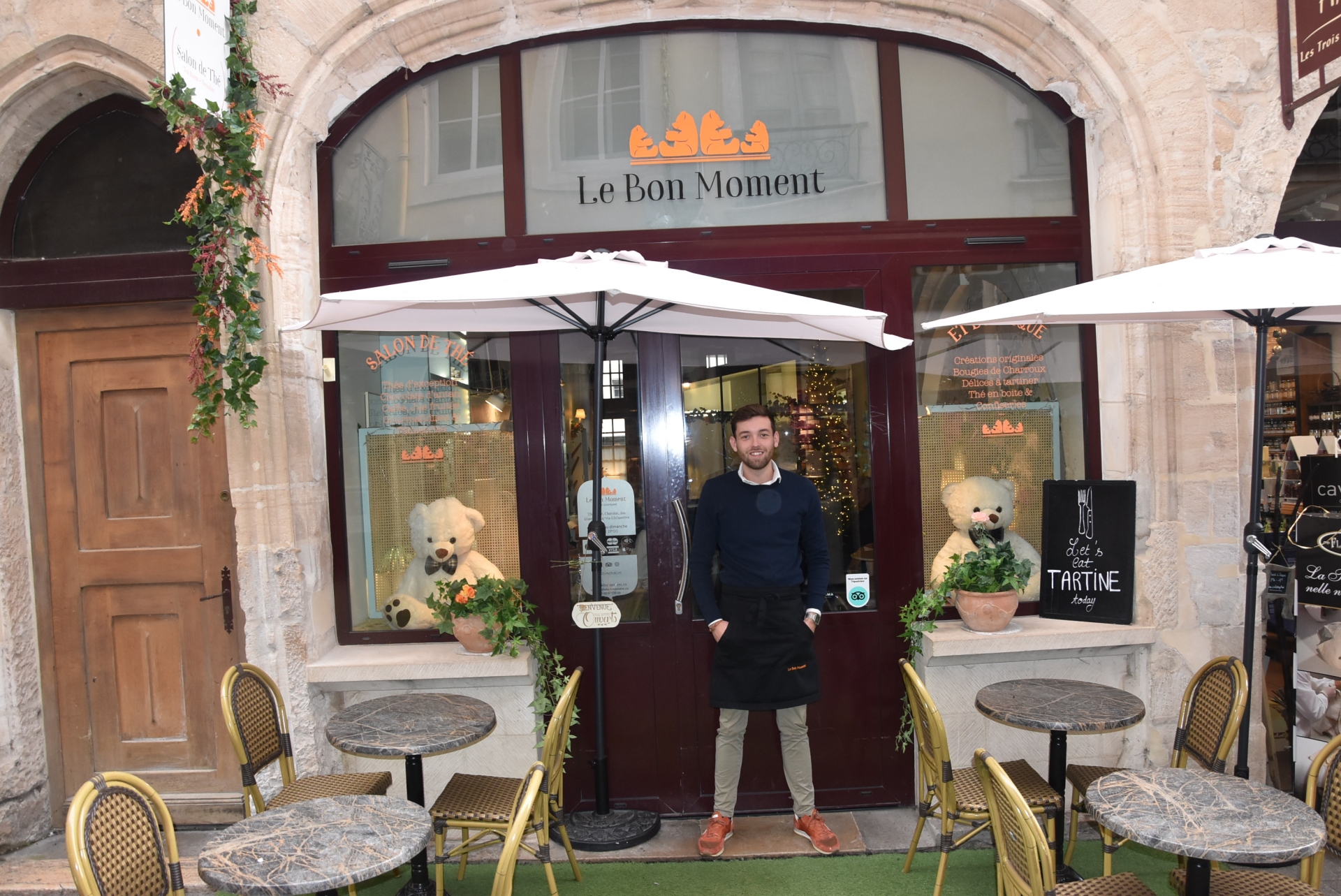 ChalonsurSaône Le salon de thé « Le Bon Moment », pour goûter ou
