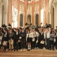 Le groupe Saint Charles a remis les diplômes du Cambridge à une petite centaine d'élèves à la cathédrale Saint Vincent jeudi 6 novembre.