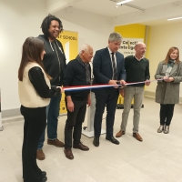 Inauguration des nouveaux locaux de Colint School à Chalon-sur-Saône rue d'Autun 