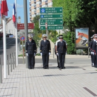 Cérémonie des 400 ans de la Marine Nationale à Chalon-sur-Saône