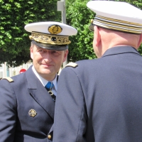 Cérémonie des 400 ans de la Marine Nationale à Chalon-sur-Saône