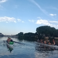 Chalon-sur-Saône : 12 Yolettes ont participé à la 1ère rando-aviron "Chalon sur l'eau"