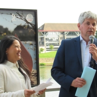Chalon-sur-Saône : une exposition de photos sur les quais fait la promotion du don de plasma
