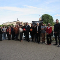 Chalon-sur-Saône : une exposition de photos sur les quais fait la promotion du don de plasma