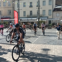 Chalon-sur-Saône : 180 cyclistes reliant Paris à Nice se sont arrêtés pour une nuit à Chalon-sur-Saône