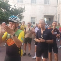 Chalon-sur-Saône : 180 cyclistes reliant Paris à Nice se sont arrêtés pour une nuit à Chalon-sur-Saône