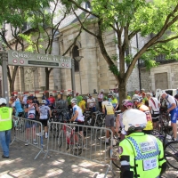 Chalon-sur-Saône : 180 cyclistes reliant Paris à Nice se sont arrêtés pour une nuit à Chalon-sur-Saône