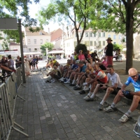 Chalon-sur-Saône : 180 cyclistes reliant Paris à Nice se sont arrêtés pour une nuit à Chalon-sur-Saône