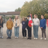 Ouroux-sur-Saône : Inauguration de la plaque de l'Ordre National du Mérite à l'Ecole primaire