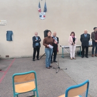 Ouroux-sur-Saône : Inauguration de la plaque de l'Ordre National du Mérite à l'Ecole primaire