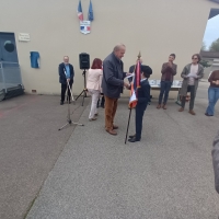 Ouroux-sur-Saône : Inauguration de la plaque de l'Ordre National du Mérite à l'Ecole primaire