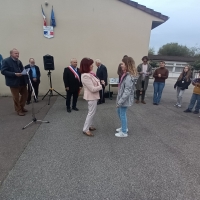 Ouroux-sur-Saône : Inauguration de la plaque de l'Ordre National du Mérite à l'Ecole primaire