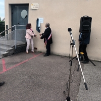 Ouroux-sur-Saône : Inauguration de la plaque de l'Ordre National du Mérite à l'Ecole primaire