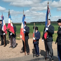 Inauguration stèle de l'ANACR route de l'Abergement 