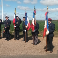 Inauguration stèle de l'ANACR route de l'Abergement 