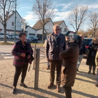 Saint Germain-du-Plain : Inauguration du chemin Lavaux en présence de Suzanne et Henriette