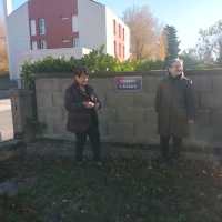 Saint Germain-du-Plain : Inauguration du chemin Lavaux en présence de Suzanne et Henriette