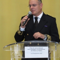 Saint Germain-du-Plain: Prise de commandement de Céline Delcour 